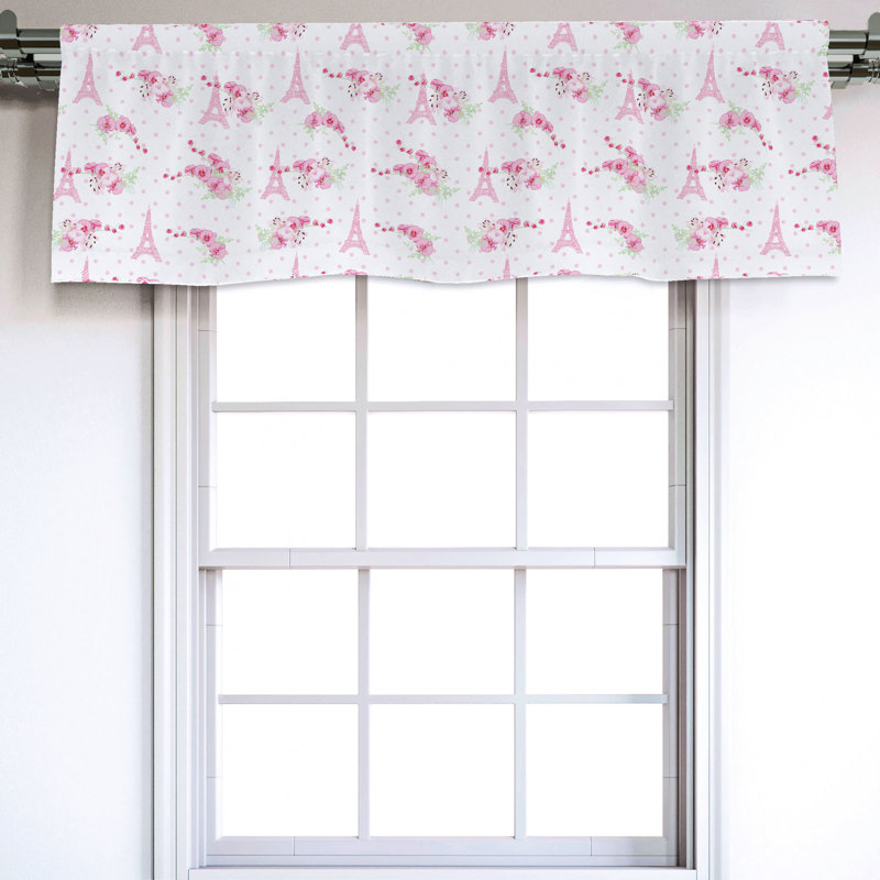 Sateen Ruffled Window Valance