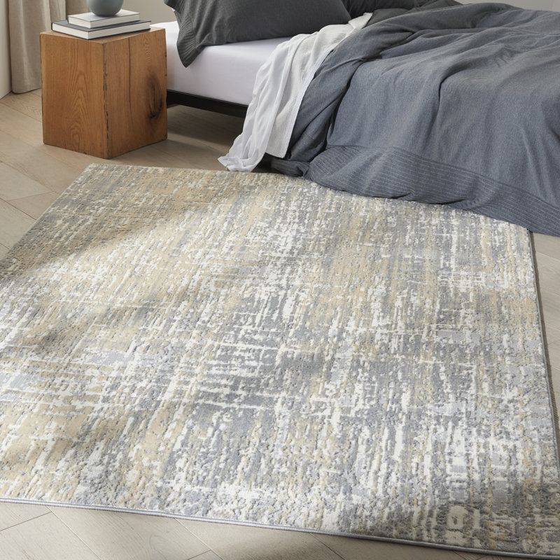Abstract Area Rug, Rectangle 5'3" x 7'3"
