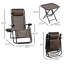 Ensemble de chaises pliantes inclinables