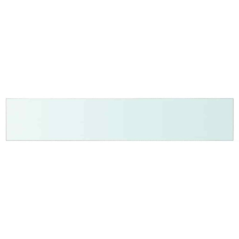 Wall Shelf Floating Shelf Display Shelf Wall Mounted Tempered Glass, 0.31" H x 39.4" W x 5.9" D