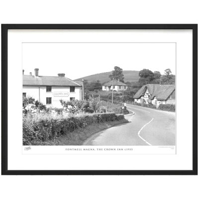 Fontmell Magna, The Crown Inn C1955 by Francis Frith - Single Picture Frame Print