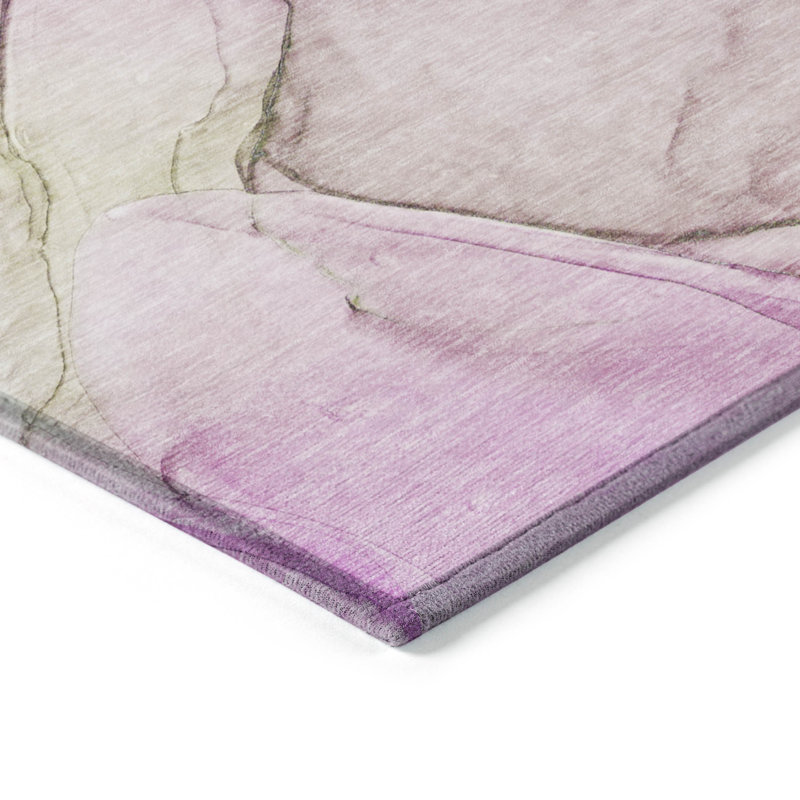 Alfonzo Washable Abstract Indoor / Outdoor Rug, Rectangle 10' x 14'