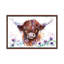 Highland Cow Among The Thistles by BebesArts - Wrapped Canvas Painting-2021534195-2070817053