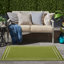 Tapis intérieur / extérieur vert Nourison Essentials Ivory-614333259