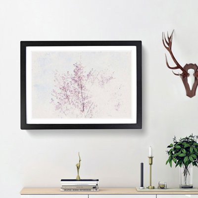 Pink Japanese Cherry Tree in Spring - Picture Frame Graphic Art Print