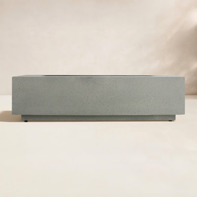 Belle Concrete Outdoor Fire Table with Tank