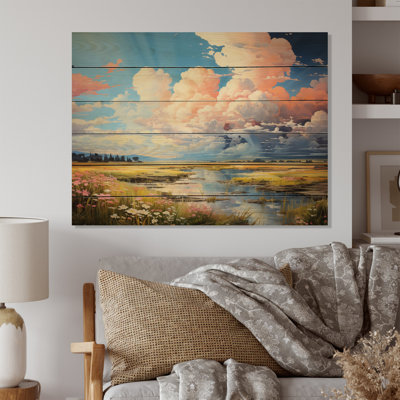 " Sky Infinite Azure In Prairies "