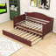 Lit de jour simple, lit de jour en bois avec couchette-636322449