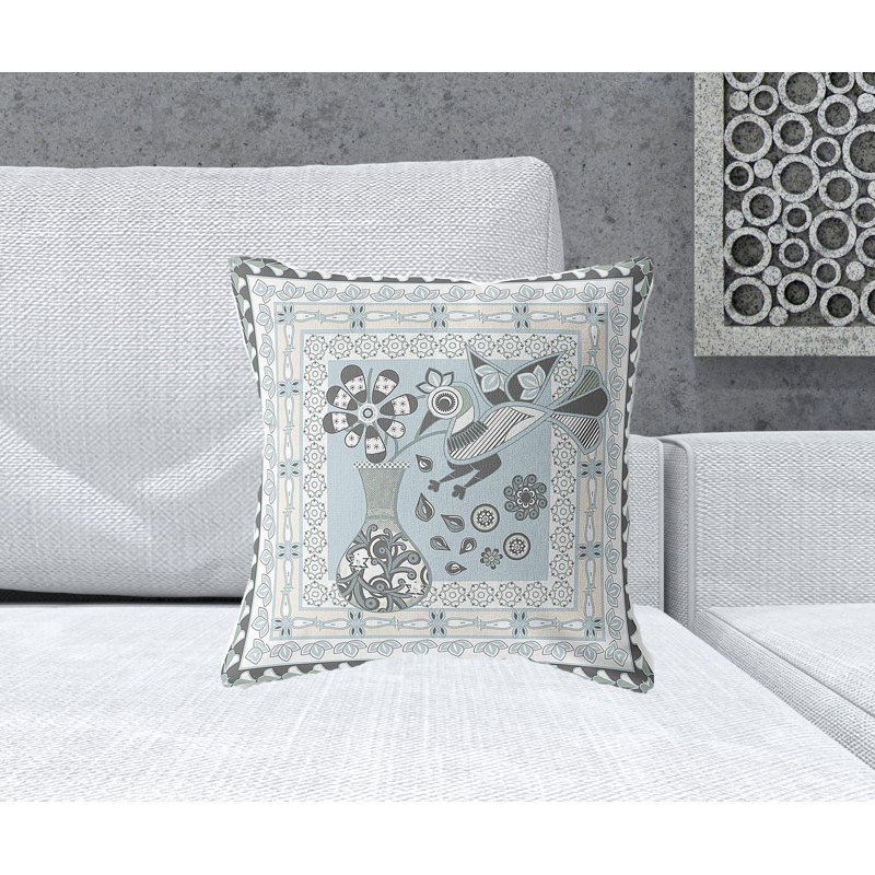 Coussin 18 po x 18 po, Crème