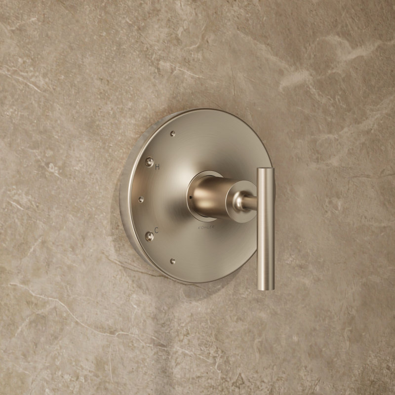 Purist Shower Trim, Vibrant Brushed Bronze, Lever Handle