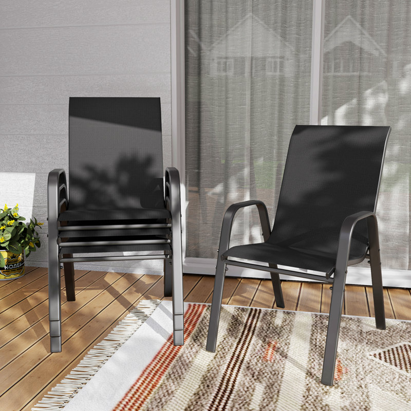 Ensemble de 4 chaises d'extérieur
