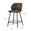 Konate Upholstered Counter Stool with Metal Frame-527978122