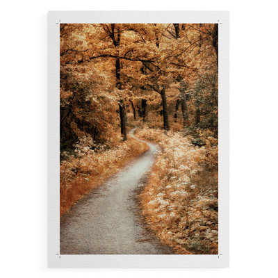 Chemin sinueux - Impression sur toile seulement - NON-CADRE