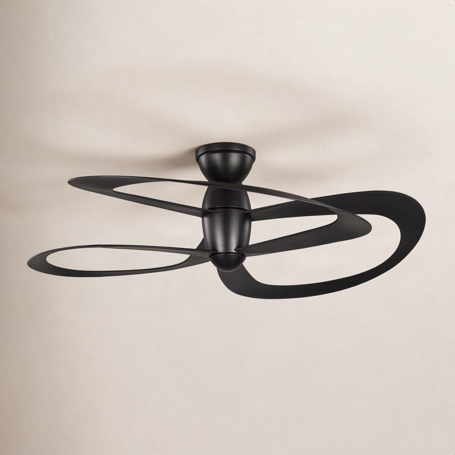 48'' 3 Blade Ceiling Fan, Black
