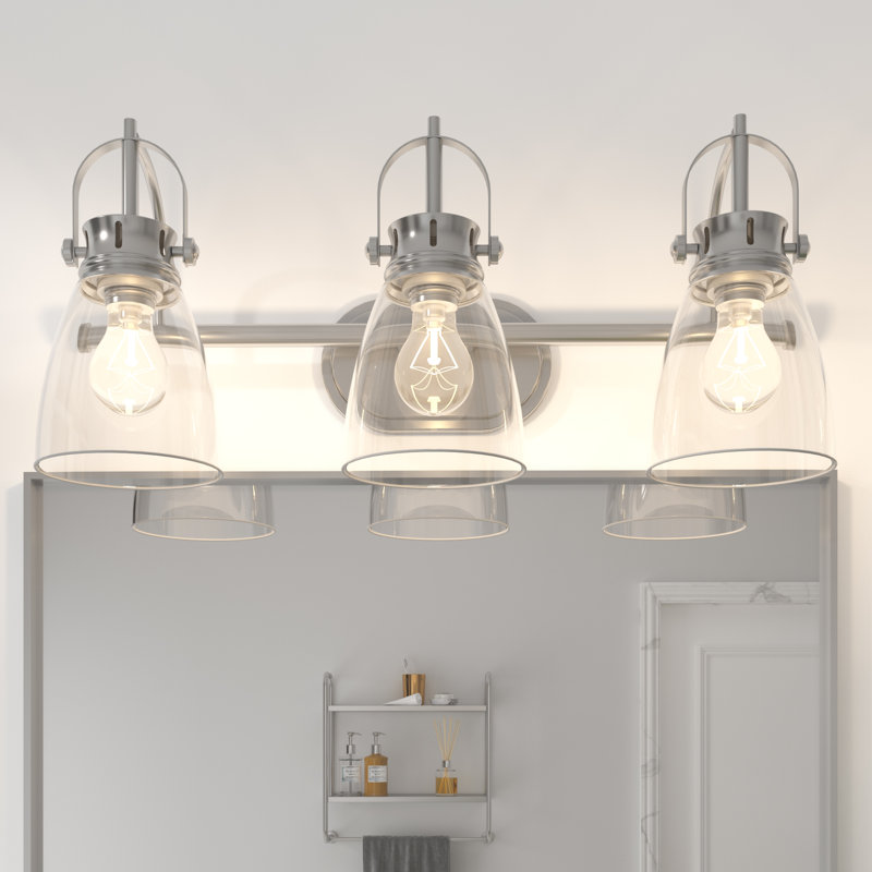 Careul 3 - Light Dimmable Vanity Light, Brushed Nickel