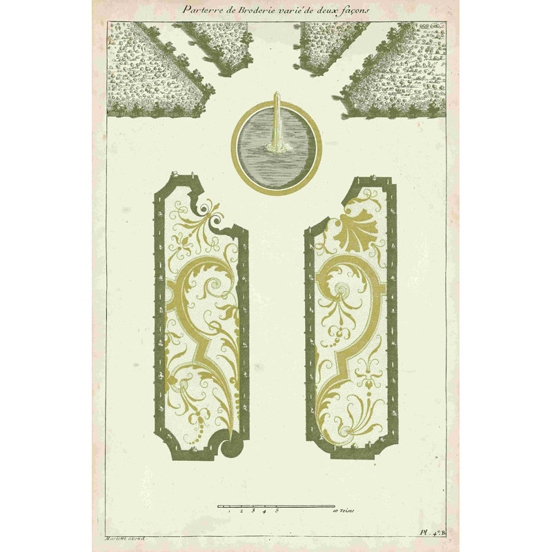 European Garden Design VI, H 18 po x l 12 po