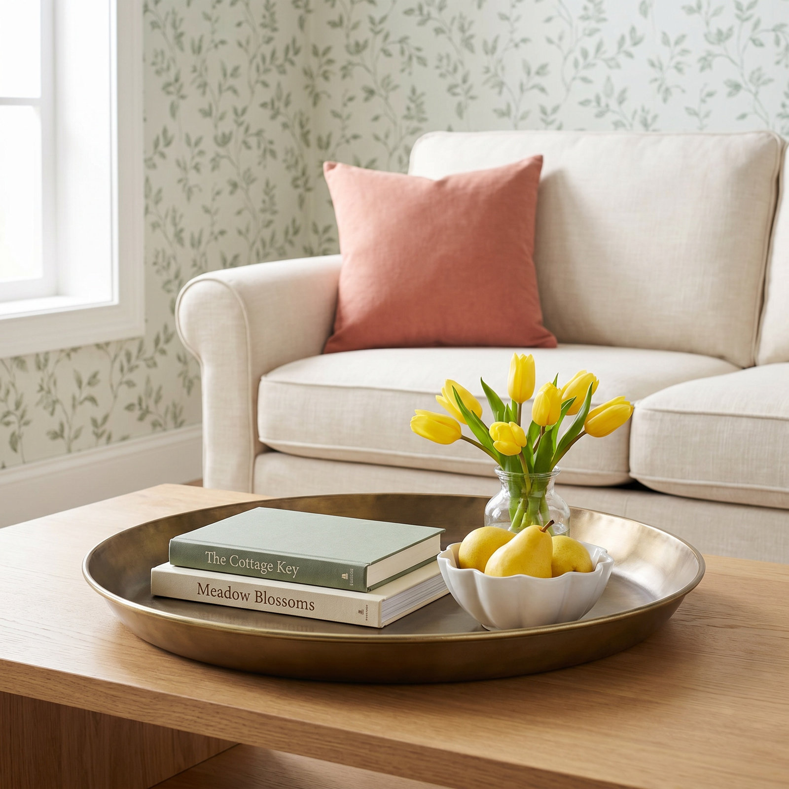 Ardis Decorative Tray, 1.5" H x 16" W x 16" D