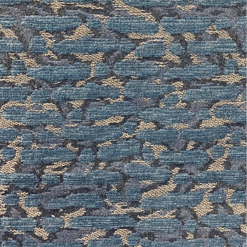 Indigo Rivulet Square Indoor/Outdoor Pillow Cover & Insert, 20" x 20"