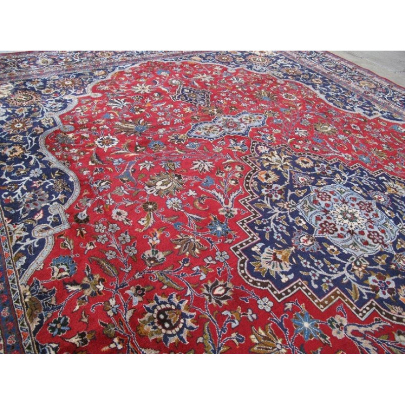 Tapis rectangulaire en laine 8 pi x 11 pi