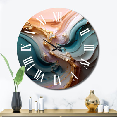 Horloge murale Exquise Wave Symphony
