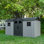 Lifetime 14 Ft. X 7 Ft. High-density Polyethylene (plastic) Outdoor Storage Shed With Steel-reinforced Construction