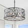 Bolton Crystal in Black Dimmable & Adjustable Height Pendant Light
