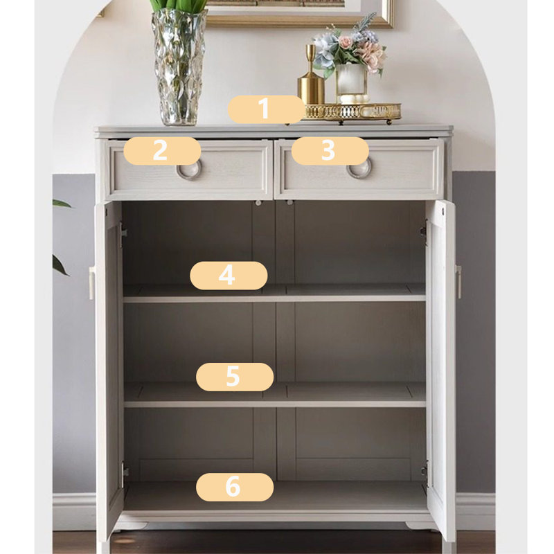 Rangement à chaussures de luxe moderne