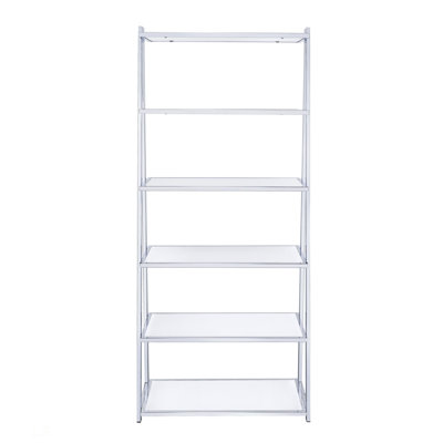 White Bookshelf With 6 Shelves