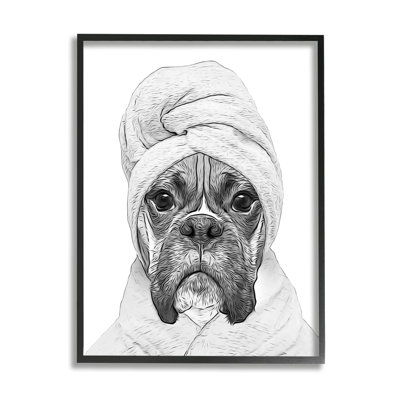 «Dog In Peignoir» par Annalisa Latella