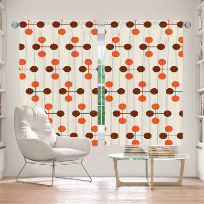 Paire de rideaux obscurcissant en polyester Evalle