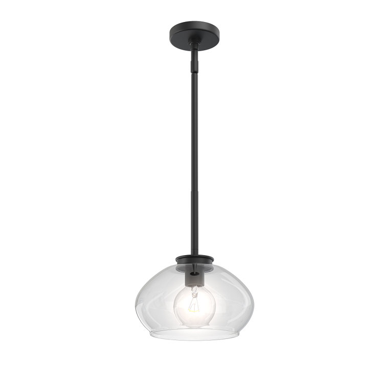 Kinsmon Plug & Play 1-Light Pendant in Transitional and Modern Style-65.24 Inches Tall and 10 Inches Wide