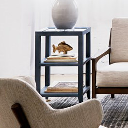 Isadora End Table, White