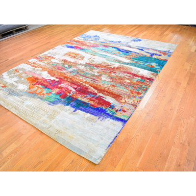 Nidavellir One-of-a-Kind 9' X 12'3" Silk Area Rug in