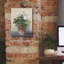 «Aarez Pot Of White Geraniums on Canvas» par Carol Rowan, reproduction-902600591