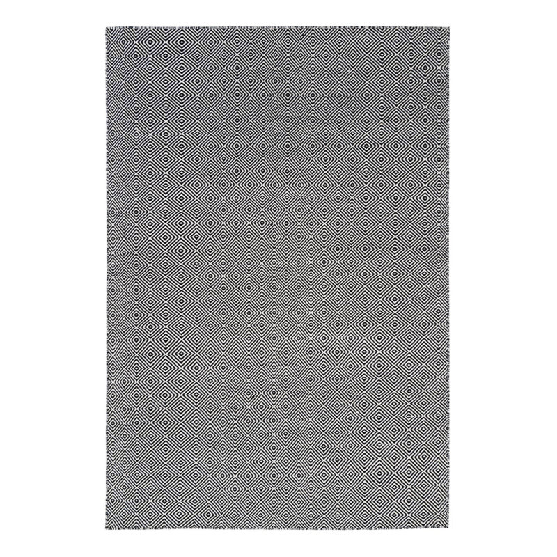 Traetyn Flatweave Wool Indoor Rug, Rectangle 6'1" x 9'