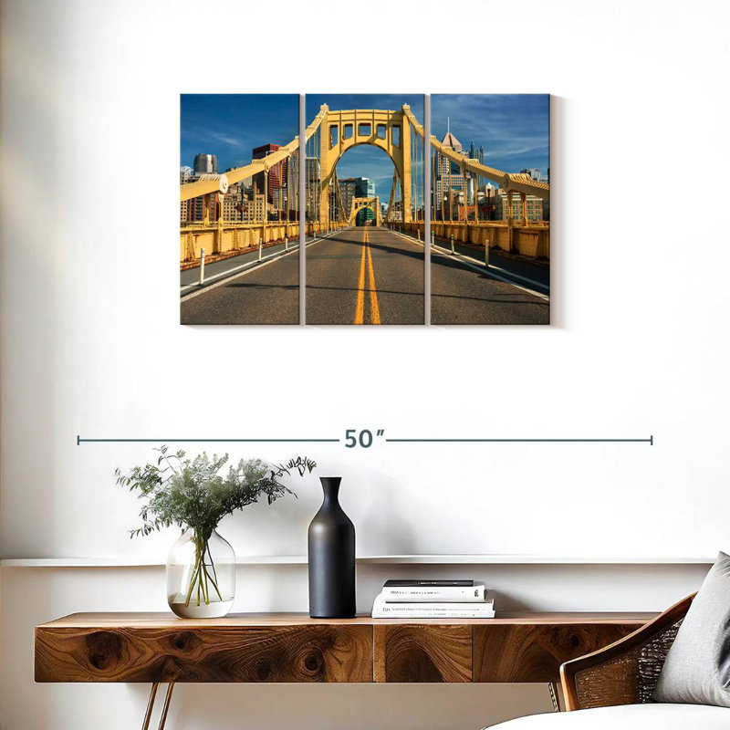 Mehar The Roberto Clemente Bridge, 20" H x 33" W