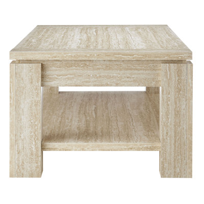 Table basse en travertin Hollis