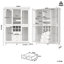 App-controlled Led Glass Cabinet With Wine Rack & 3 Drawers