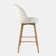 360°Swivel Upholstered Counter Stools with Backrest
