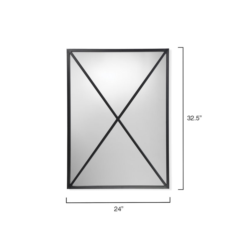 Metal Flat Wall Mirror