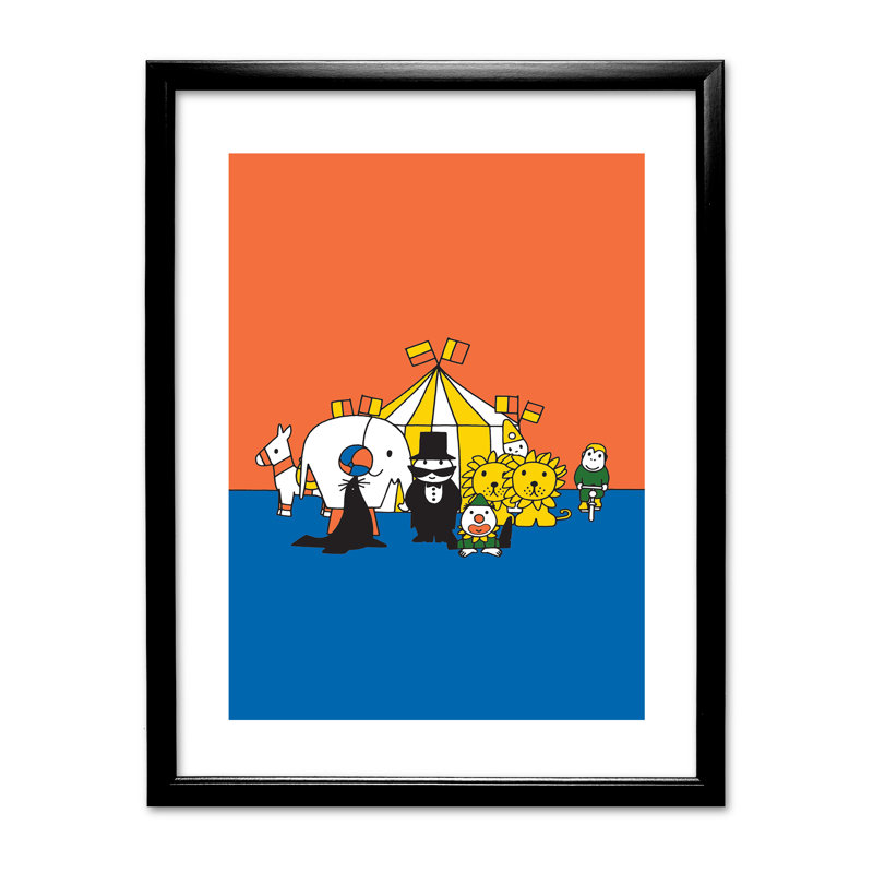 Dick Bruna - Single Picture Frame Print, Black