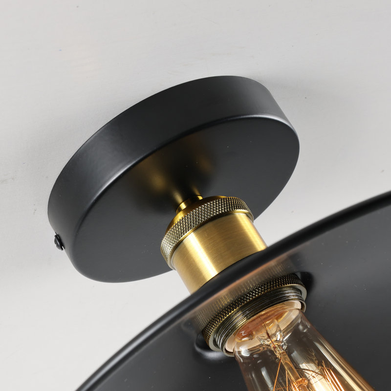 26cm Industrial Aluminum Flush Mount