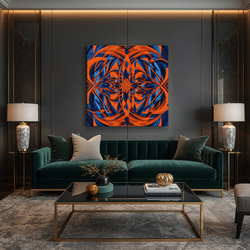 Art mural sur toile Op Art 11, H 12 po x l 12 po