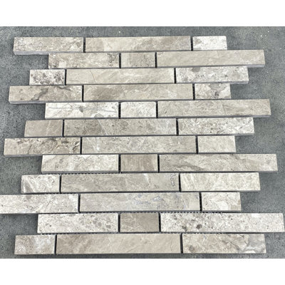 Carreau de mosaïque linéaire en marbre