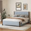 Base de lit tapissier Mid-Century-458173004