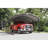 Galvanized Steel Carport, 12X29X7-33011368