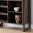 Dittmer Wine Display Cabinet,Wine Rack with Multi Storage & 3 Wine Bottle Compartments in Walnut
