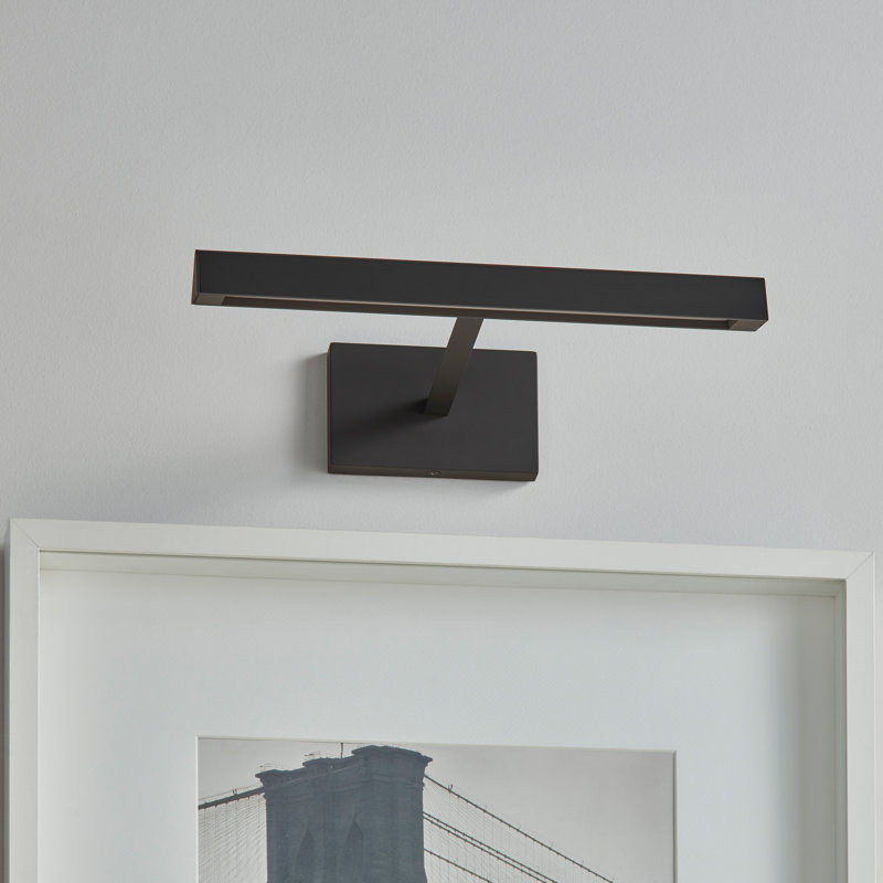 Dessau Dimmable LED Wall Mounted Picture Light, Nightshade Black