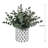 9.84'' Faux Plant in Ceramic Pot