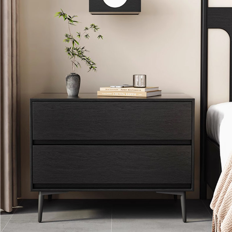 Black Minimalist Bedside Organizer
